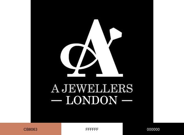 A Jewellers brand color palette