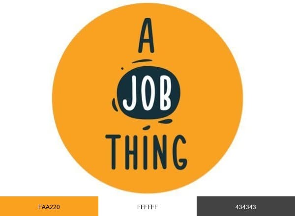 A Job Thing brand color palette