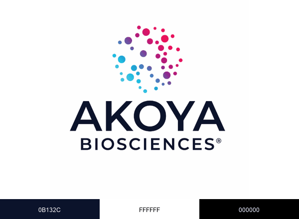 Akoya Biosciences brand color palette