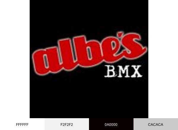 Albe's BMX brand color palette