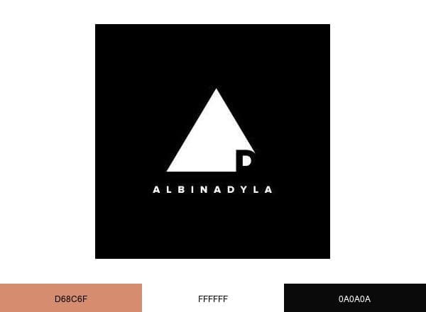 Albina Dyla brand color palette