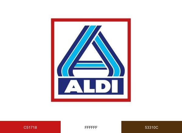 ALDI España brand color palette
