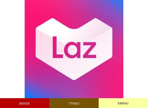 Lazada brand color palette