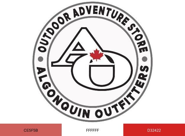 Algonquin Outfitters brand color palette