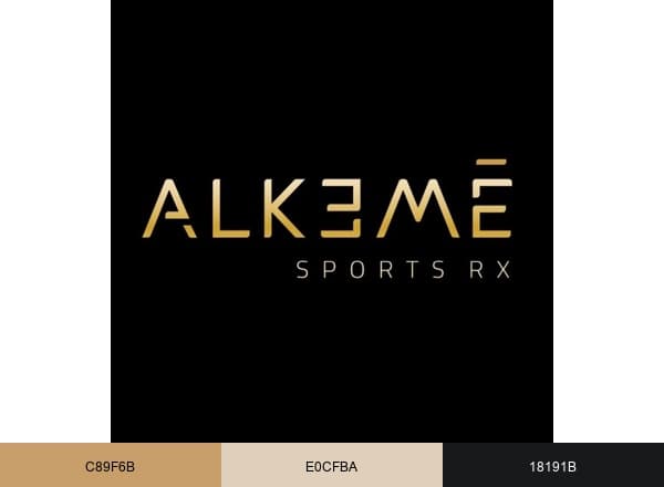Alkeme Sports RX brand color palette