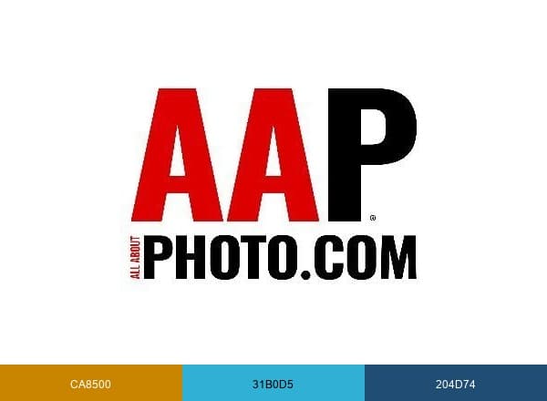 All About Photo brand color palette