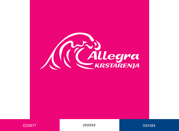 Allegra Krstarenja brand color palette