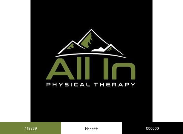 All In Physical Therapy brand color palette