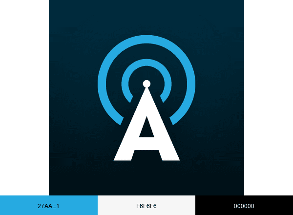 AllMusic brand color palette