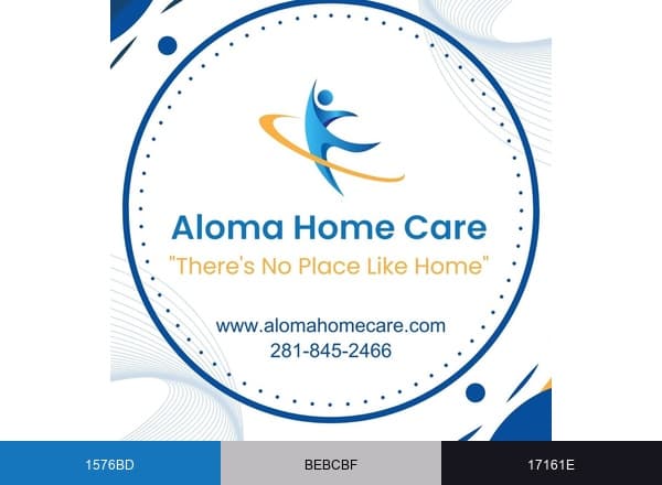 Aloma Home Care brand color palette