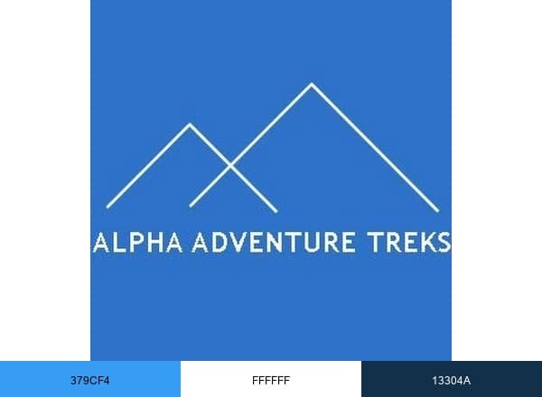 Alpha Adventure Treks brand color palette
