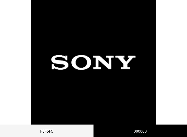 Sony India brand color palette