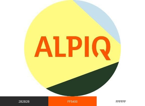 Alpiq brand color palette
