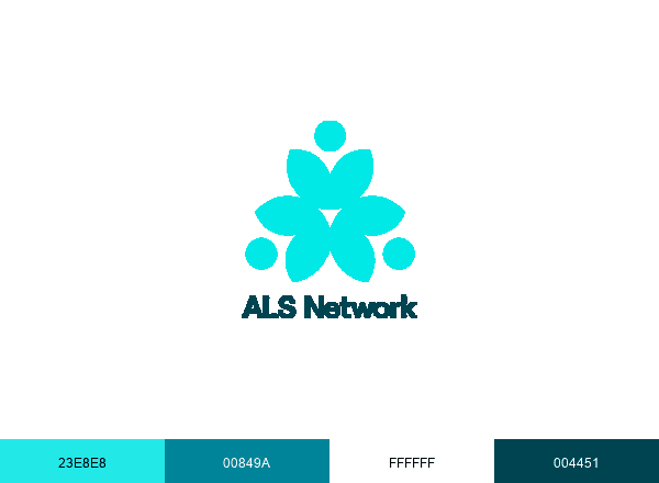 ALS Network brand color palette