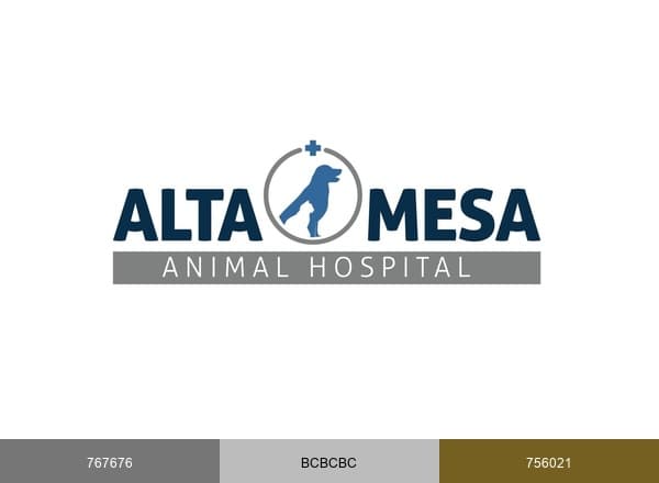 Alta Mesa Animal Hospital brand color palette
