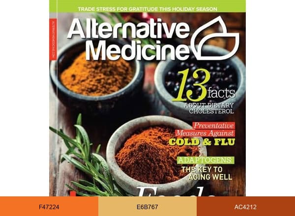 Alternative Medicine brand color palette