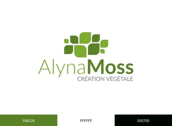 AlynaMoss brand color palette