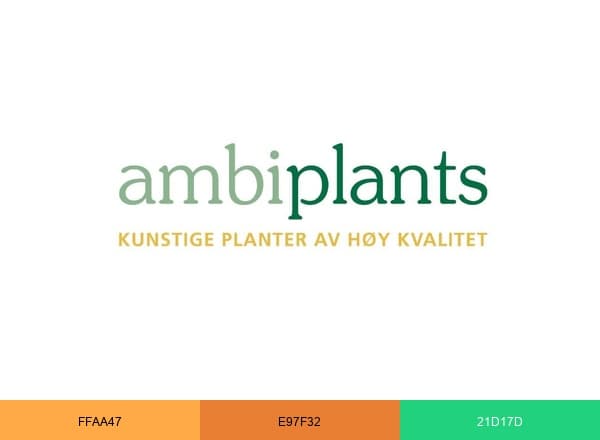 Ambiplants brand color palette