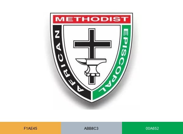 African Methodist Episcopal Church Official brand color palette