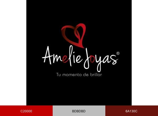 Amelie Joyas brand color palette