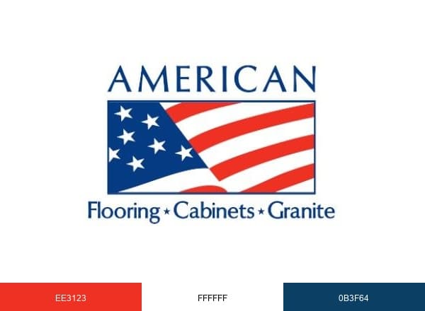 American Flooring Cabinets & Granite brand color palette