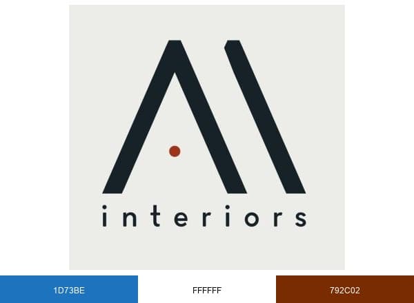 AMIDA Interiors brand color palette