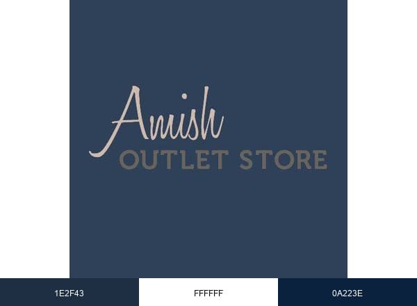 Amish Outlet Store brand color palette