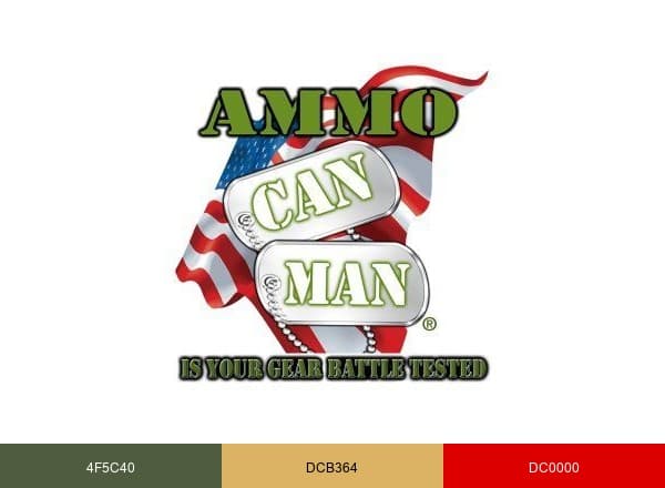 Ammo Can Man brand color palette