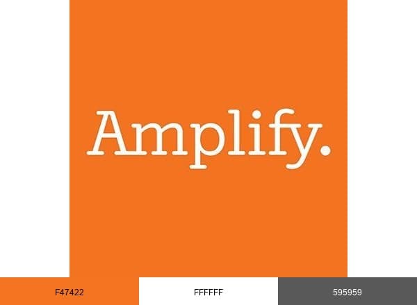 Amplify brand color palette