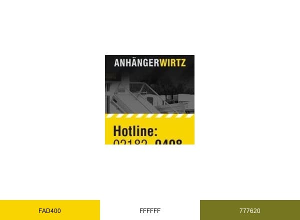 Anhängerwirtz brand color palette