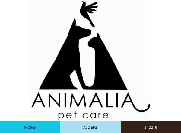 Animalia Pet Care brand color palette