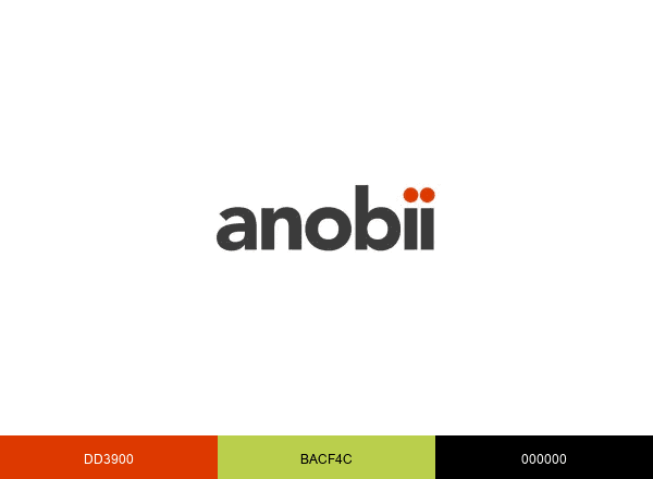 Anobii brand color palette