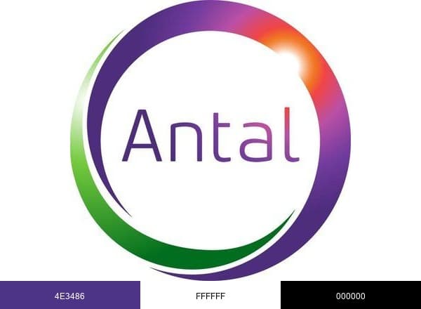 Antal International brand color palette