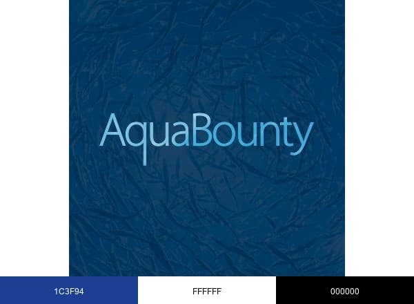 AquaBounty brand color palette
