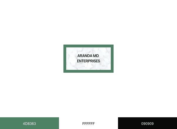 Aranda MD Enterprises brand color palette
