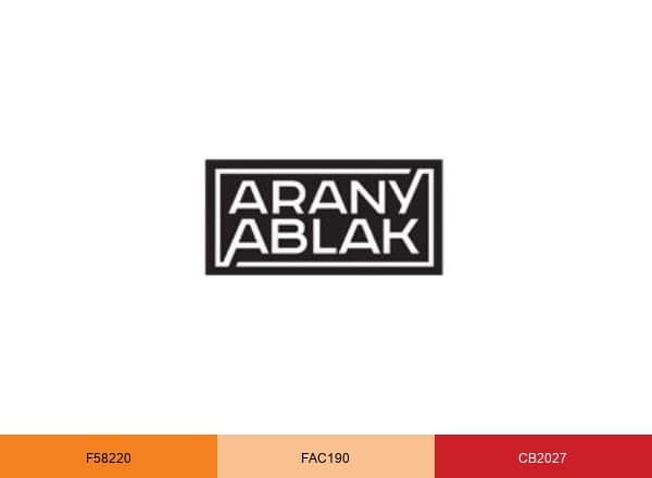 Aranyablak brand color palette
