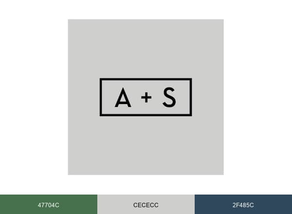 A+S brand color palette