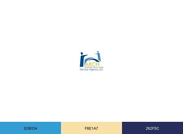Arch Service Agency brand color palette