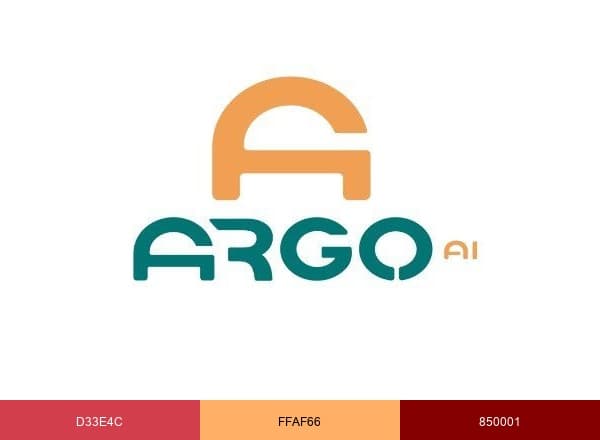 Argo AI brand color palette