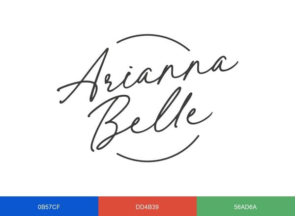 Arianna Belle brand color palette