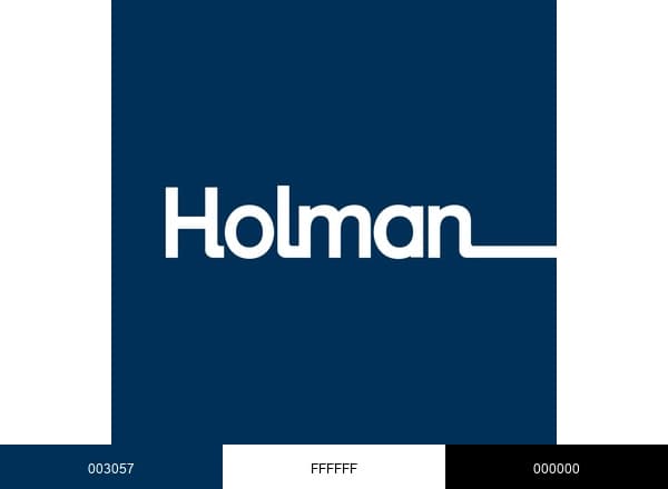 Holman brand color palette