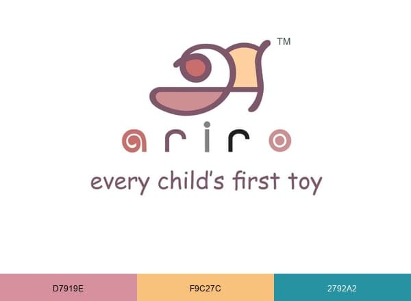 Ariro Toys brand color palette