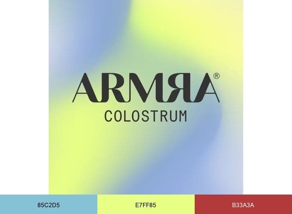 ARMRA Colostrum™ brand color palette