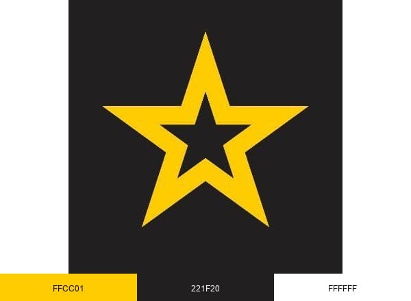 U.S. Army brand color palette