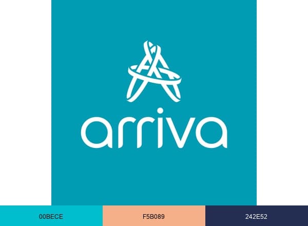 Arriva Hungary brand color palette