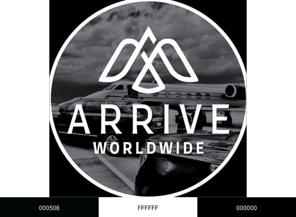 Arrive Worldwide brand color palette