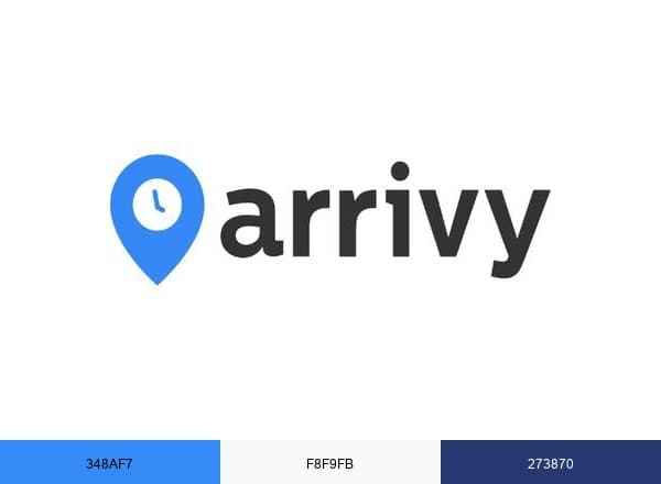 Arrivy brand color palette