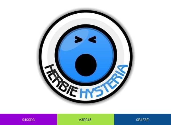 Herbie Hysteria brand color palette