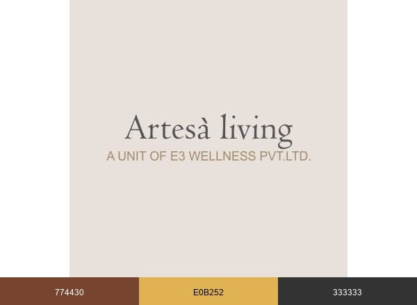 Artesa Living brand color palette