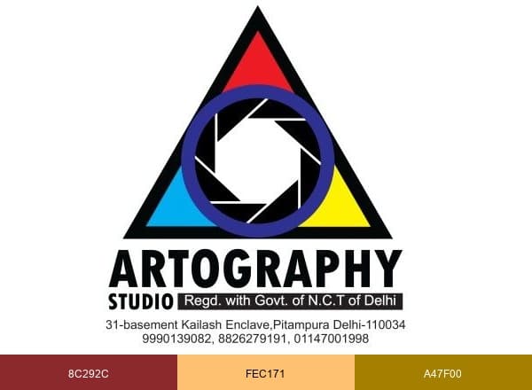 ARTOGRAPHYSTUDIO brand color palette